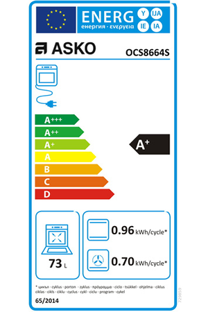 ASKO OCS 8464 S vapeur